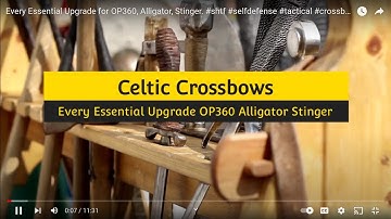 Every Essential Upgrade for OP360, Alligator, Stinger. #shtf #selfdefense #tactical #crossbow