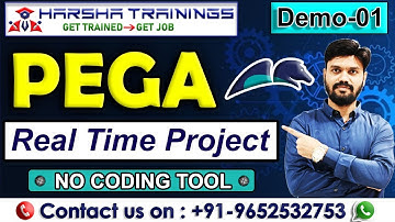 PEGA DEMO 01 | Pega Tutorial | Pega New Batch Starts - Aug 01st 8AM IST | Joining Details Below