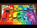 Baue einen Regenbogensand-Spielplatz l Schwerfahrzeuge Lego Play l Tayo der kleine Bus