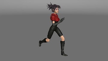 3D Animation - Game Character Run Cycle