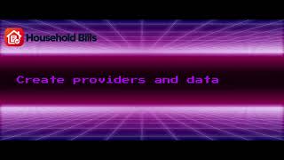 Household Bills Tutorial – Add Providers & Enter Monthly Bills