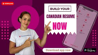 Canadian Resume Builder App | Download now screenshot 1