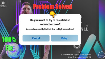efootball 2024 do you want to try to re-establish connection now PROBLEM FIX 100% working