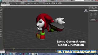 Knuckles Animations Showcase - SG and SLW differences - Running