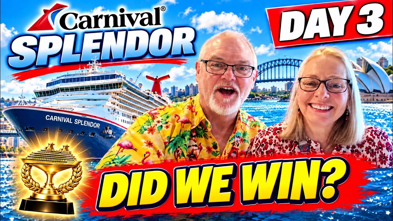 Carnival Splendor Day 3 🇦🇺 | Can We Win the Cruise Trophy?