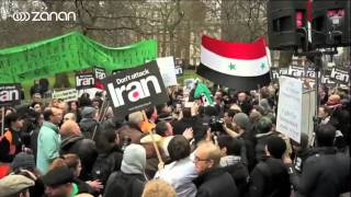 Anti-war protest in London-29 Jan 2012