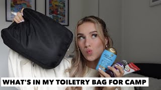 what's in my toiletry bag for camp