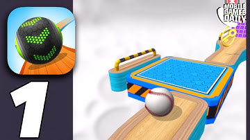 GOING BALLS Gameplay Walkthrough Part 1 All Levels (iOS, Android)