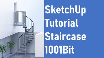 SketchUp Tutorial For Beginners: Staircase Modeling 1001Bit Pro