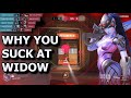 Why you suck at widow