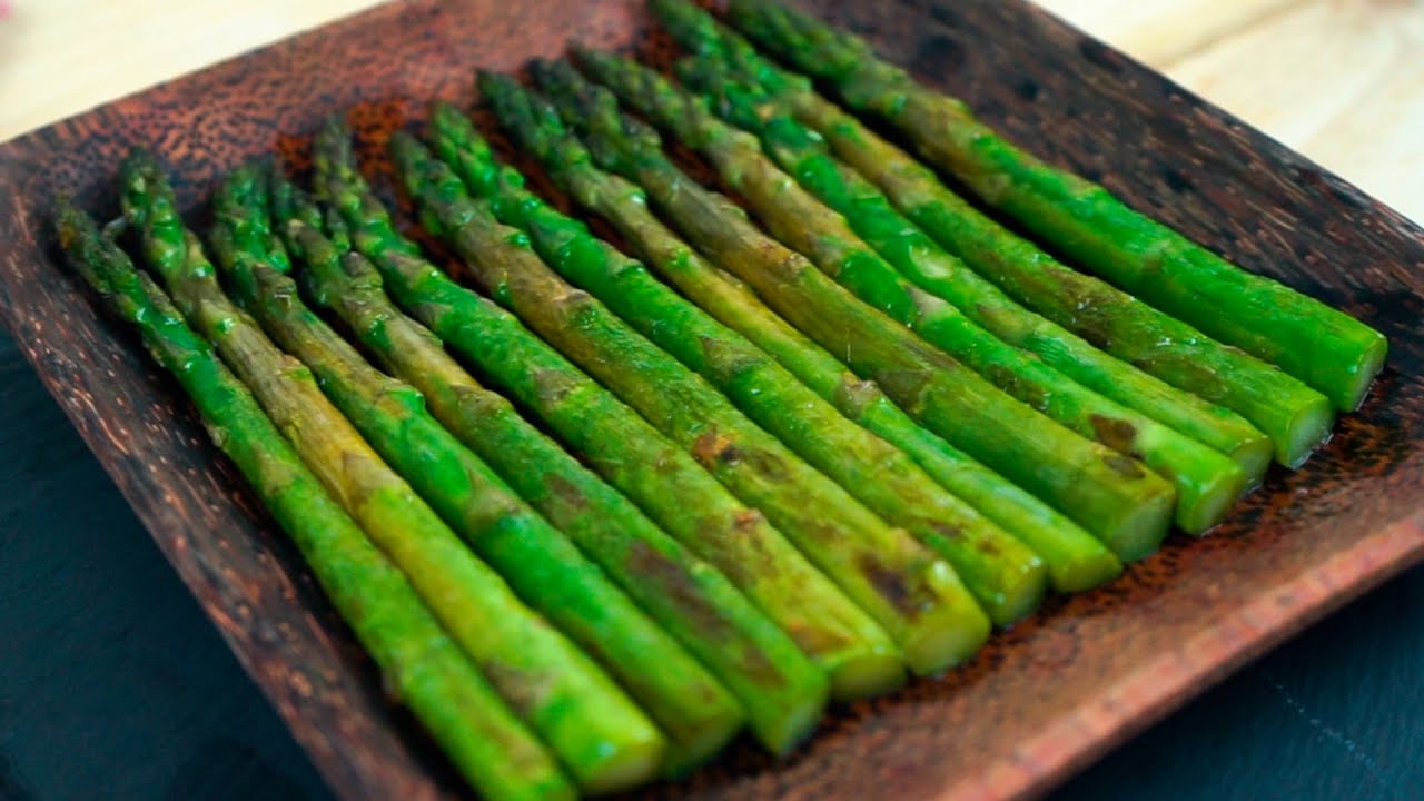 Grilled Wild Asparagus Recipe. Healthy and easy vegetables YouTube