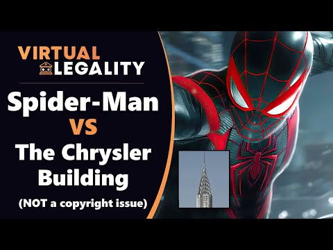 Spider-Man vs The Chrysler Building: Nope, it&rsquo;s not Copyrighted (VL360)