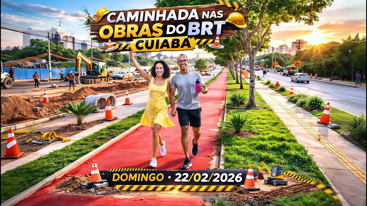 🚧 OBRAS DO BRT EM CUIABÁ! DOMINGO NA CICLOVIA E PISTA DE CAMINHADA, VEJA COMO ESTÁ AGORA 🔥