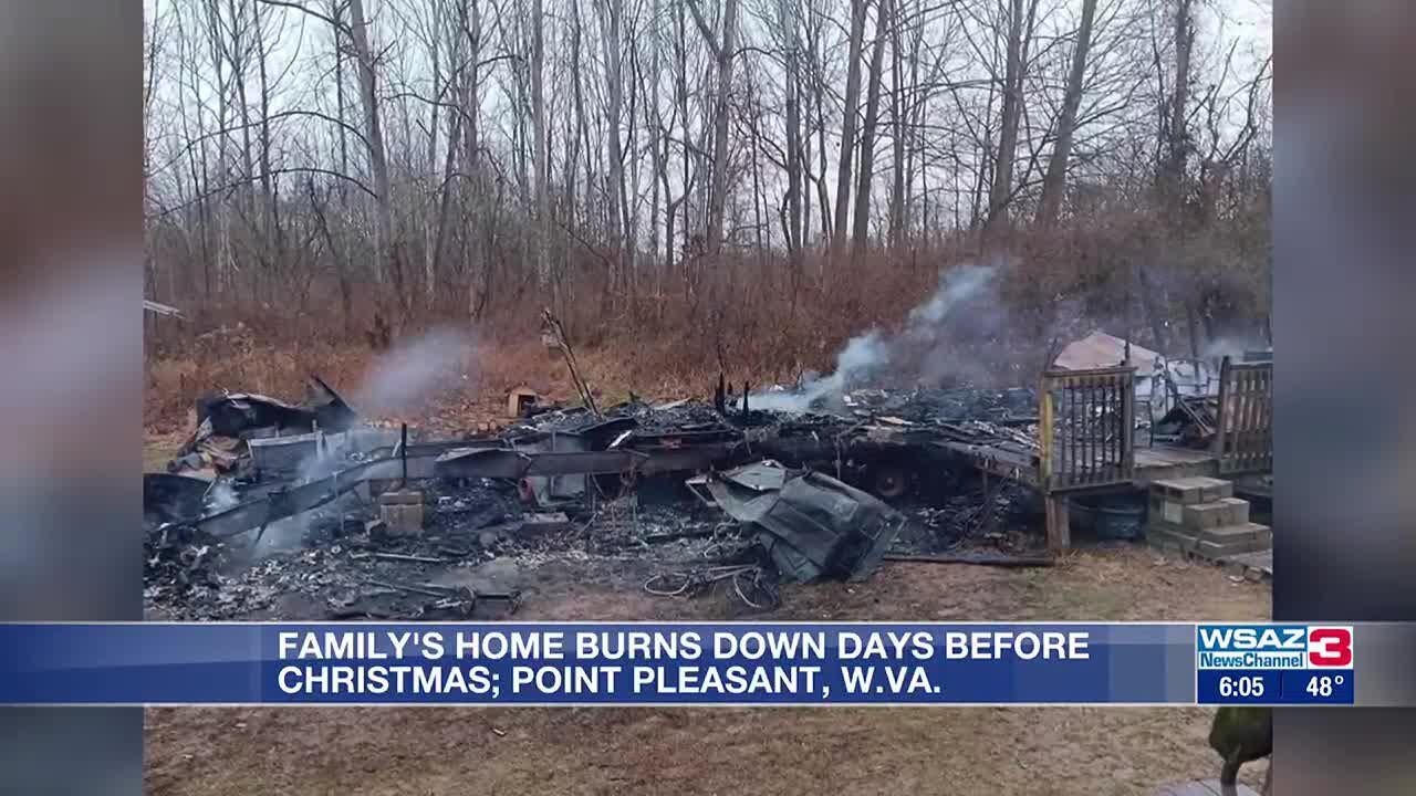 Family's home burns down days before Christmas - YouTube