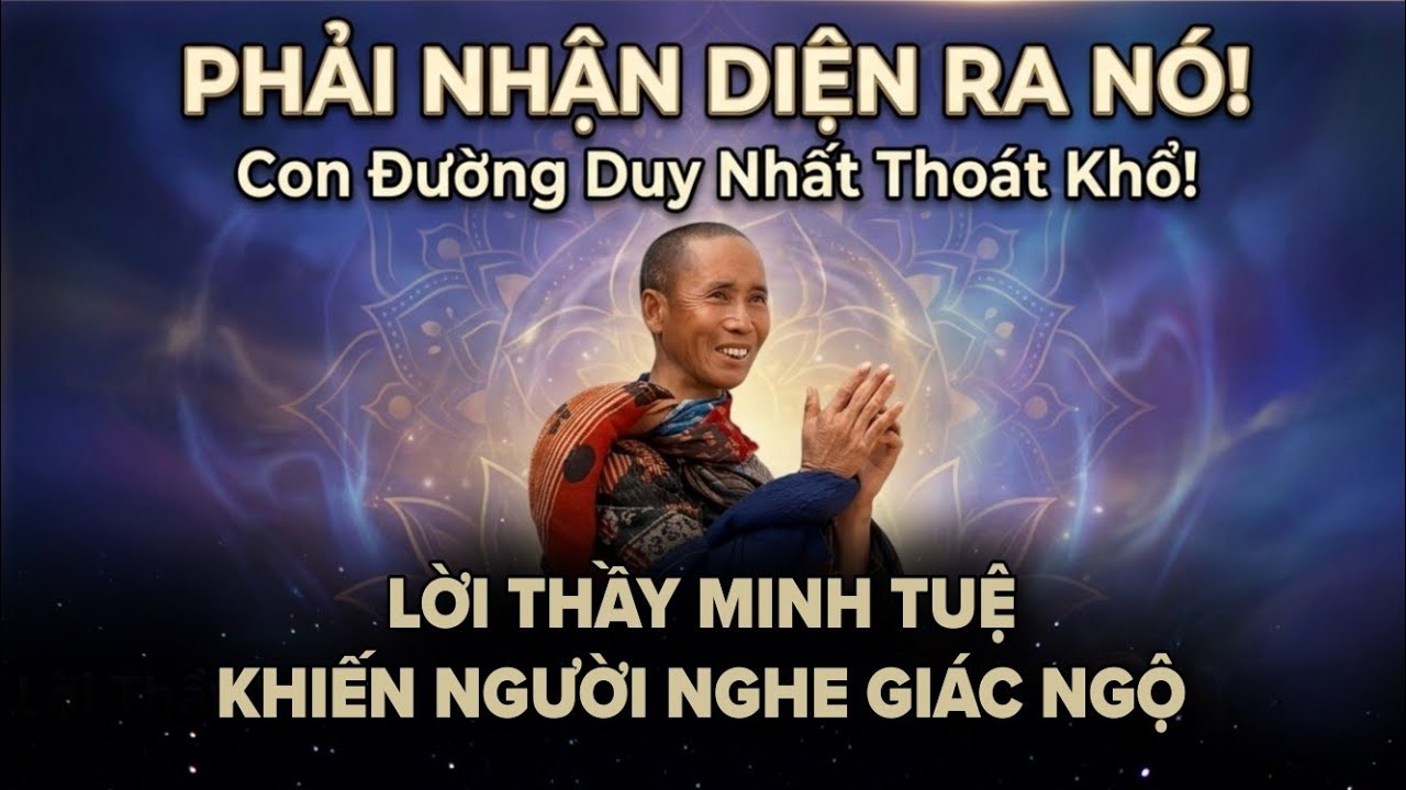 09/03 Lời Thầy Minh Tuệ khiến người nghe Giác Ngộ - Con đường duy nhất thoát khổ.