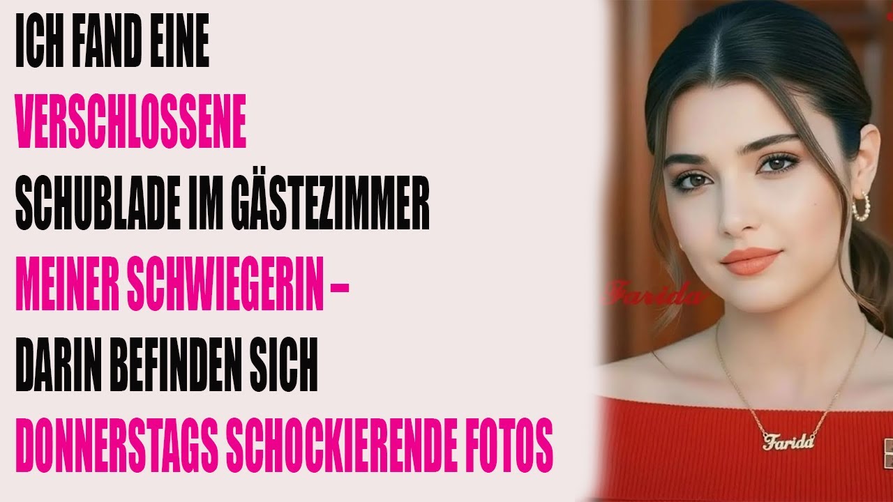 Ich fand eine verschlossene Schublade im Gästezimmer meiner Schwiegermutter – Schockierende Fotos!