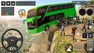 🚌 Impossible Bus Driving Challenge 😱🔥 | Can I Complete This Dangerous Road? 🚍💨 #gaming #busgame screenshot 1