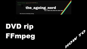 DVD rip and compress with ffmpeg
