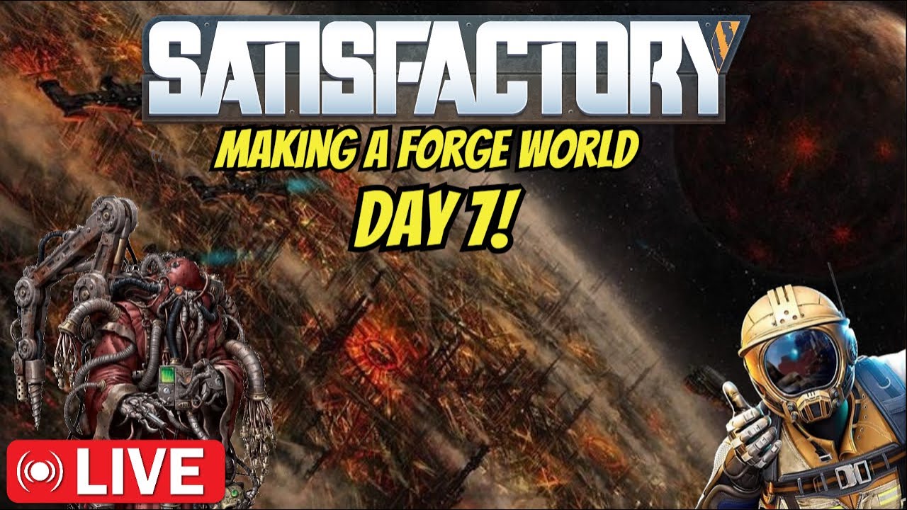 [50/365] METTING THE IMPERIAL TITHE! SATISFACTORY DAY 6! - GW2 LATER ...