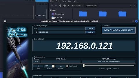 Intrusion Detection System Zeek (Bro), Simulation Attack DOS Detection  Ubuntu using LOIC kaliLinux