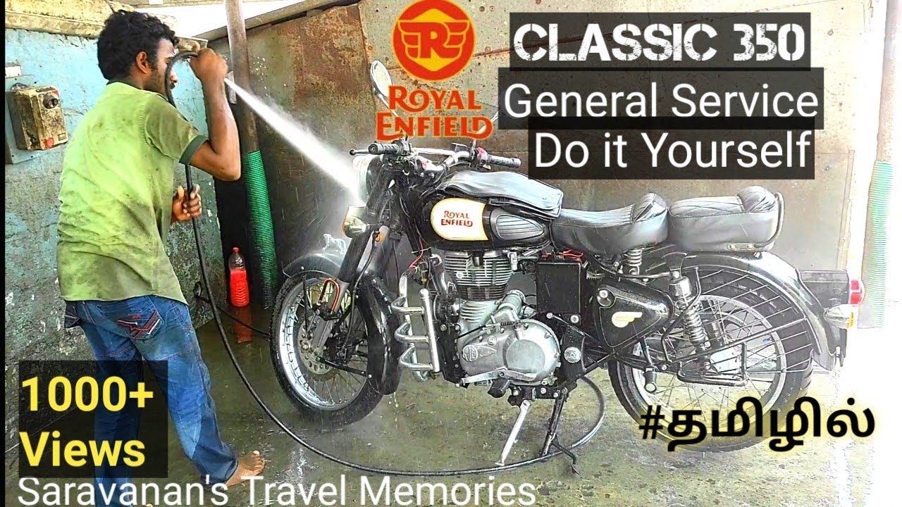 Royal Enfield Classic 350 General Service at Home| DIY | Bike Maintenance Tips| Tamil | STM