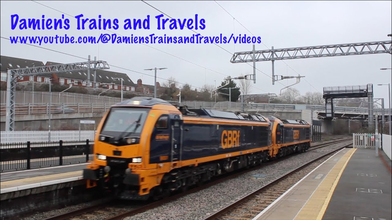 GBRf Class 99s No. 99001 & No. 99002 at Wellingborough Railway Station, 26th January 2026