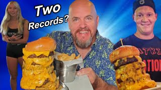 Cold Beers & Cheeseburgers - Cheeseburger Challenge w/ Heavy D - TWO RECORDS?