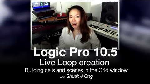 Logic Pro 10.5 Live Loops Pt1: Building Cells and Scenes (audio/MIDI/pattern cells)