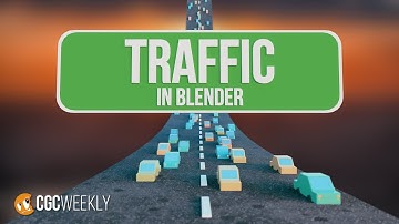 Quick and Easy Traffic Simulations in Blender! CGC Weekly #19