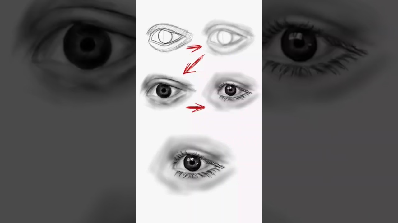 how to draw an eye, part-1 #ibispaintx #tutorial
