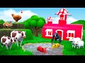 Underground Farm - Barn Animals Farm Diorama | Gorilla's Mushroom 🍄Farm ...