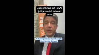 Judge Throws Out Jurys Guilty Verdict In Fraud Case