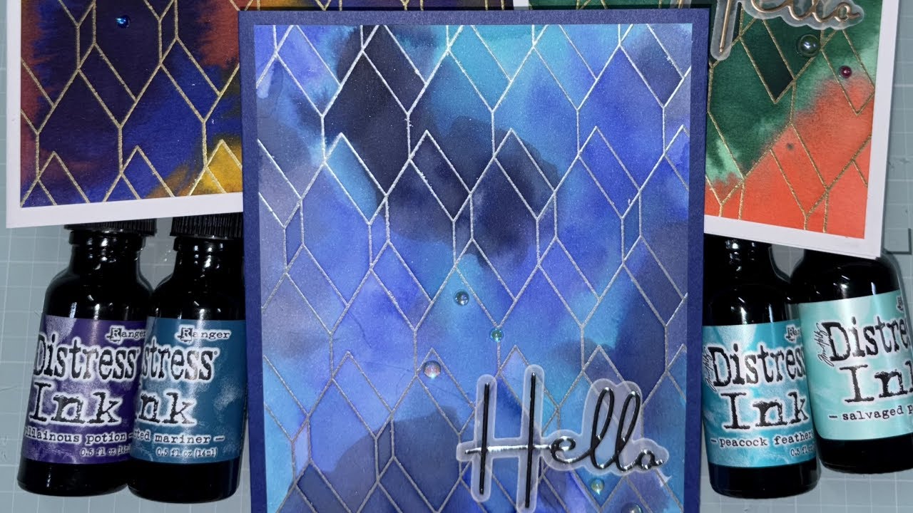 Playing with Different Dye-based Mediums As Watercolors