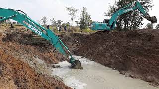 รีวิว ชุดนี้สนุกมากครับ แพคคู่ขุดคลอง kobelco sk200-10 ตอนที่ 9 EP.3933