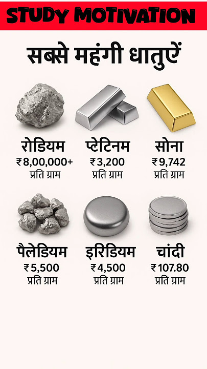 The most expensive metal👈  सबसे महंगी धातुएं #gk #short #metal