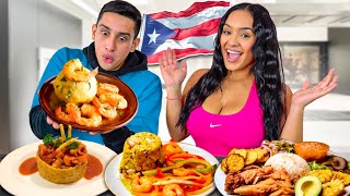 Trying PUERTO RICAN FOOD for the FIRST TIME!