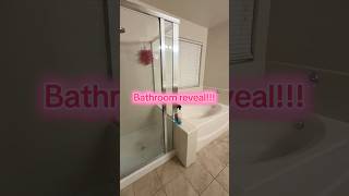Master bathroom reveal…It came out sooo good! 😊 #shorts