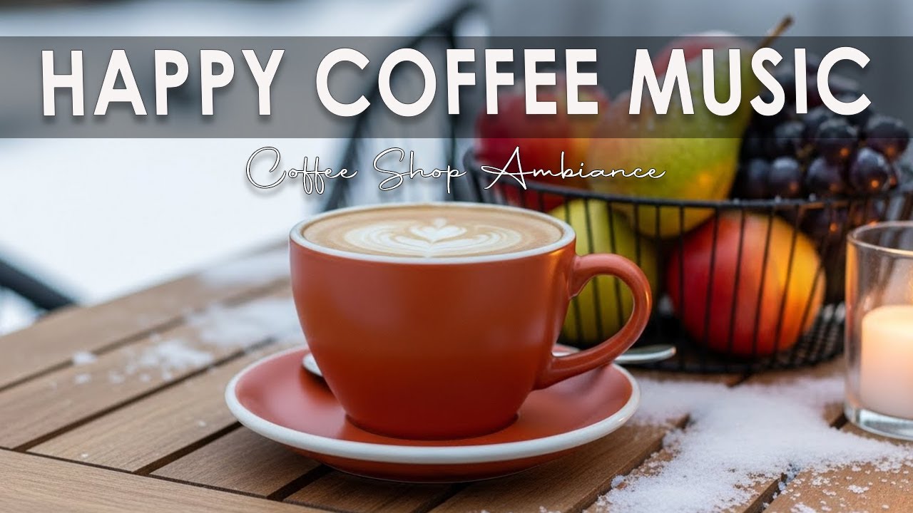 Happy Coffee Music☕ Coffee Shop Ambiance & Bossa Nova Piano Music for Start the Morning