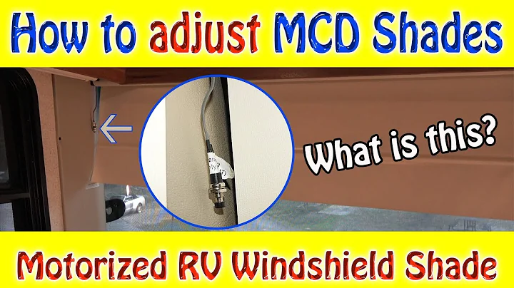 How to adjust MCD Shades - Windshield Motorized Shade