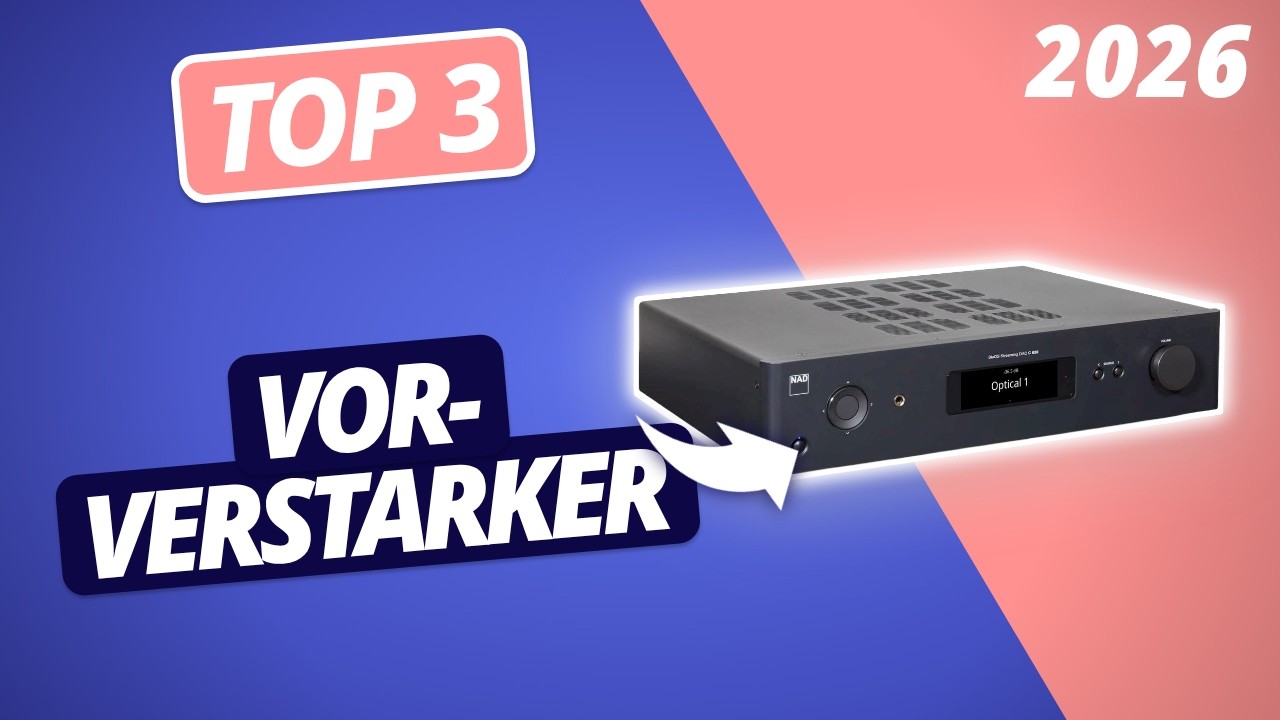 Der beste VORVERSTÄRKER 2026 | TOP 3 Vorverstärker im Vergleich