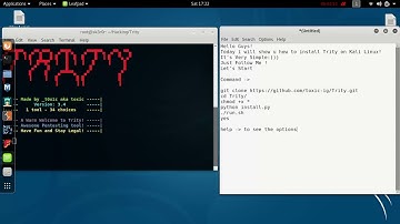 How To Install Trity On Kali Linux - 2018