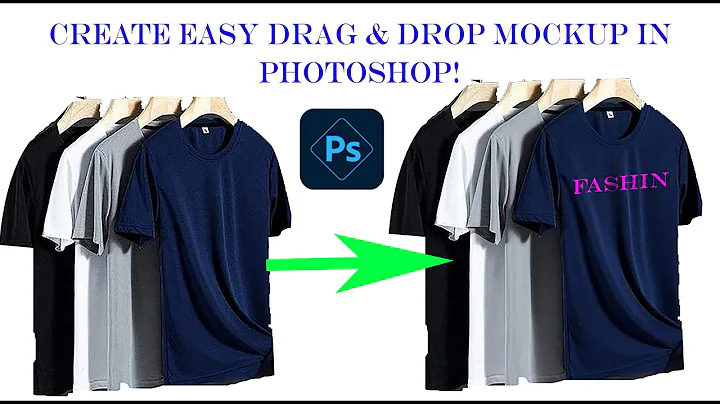 Easily Create Realistic T-Shirt Mockups in Photoshop (Photoshop Tutorial)