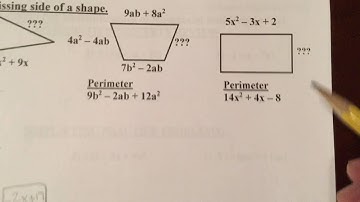 Kevin - find the missing side of a rectangle