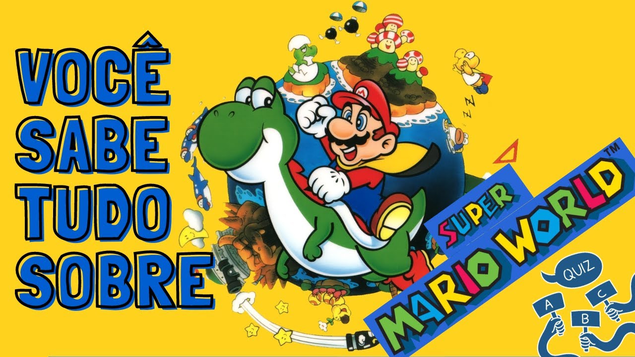 Super Mario World: Teste seus conhecimentos em nosso Quiz!