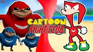Ugandan Knuckles Vs Knackles Uganda Knuckles Animation Meme Cartoon Fight Club