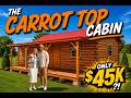 ONLY $45K FOR THIS CARROT TOP CABIN BUILT BY THE AMISH?!? PREFAB HOMES AND MODULAR CABINS