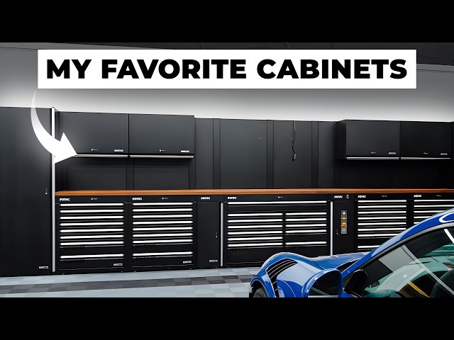 Installing My FAVORITE Garage Cabinets! - YouTube