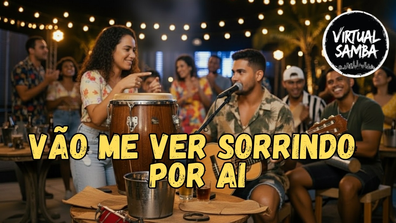 Vão Me Ver Sorrindo Por Aí – Pagode de Superação e Alegria | Ao Vivo