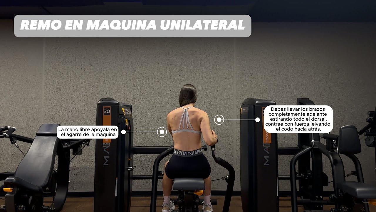 REMO UNILATERAL🥇 TUTORIAL💥, COMO HACER REMO EN MAQUINA