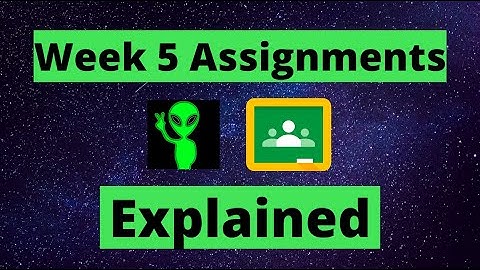 Week 5 Assignments: Instructional Video
